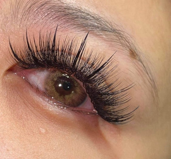 Mixed Size - Soft Flat Classic Tray - Ultra Matte Flat Base Lash 0.15 - Pinneacle Lash Extension Supply