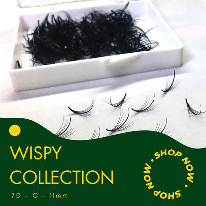 Vaporeux 500 ventilateurs | Volumes 7D | Boucle C | 11 mm (pointe 13 mm) 