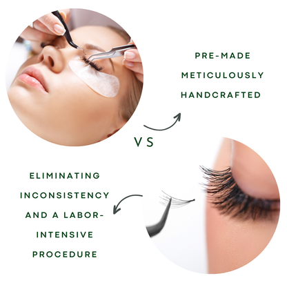 9D Volume - 1000 Fans Promade Volume Fans For Professional Eyelash Extension - Pinneacle Lash