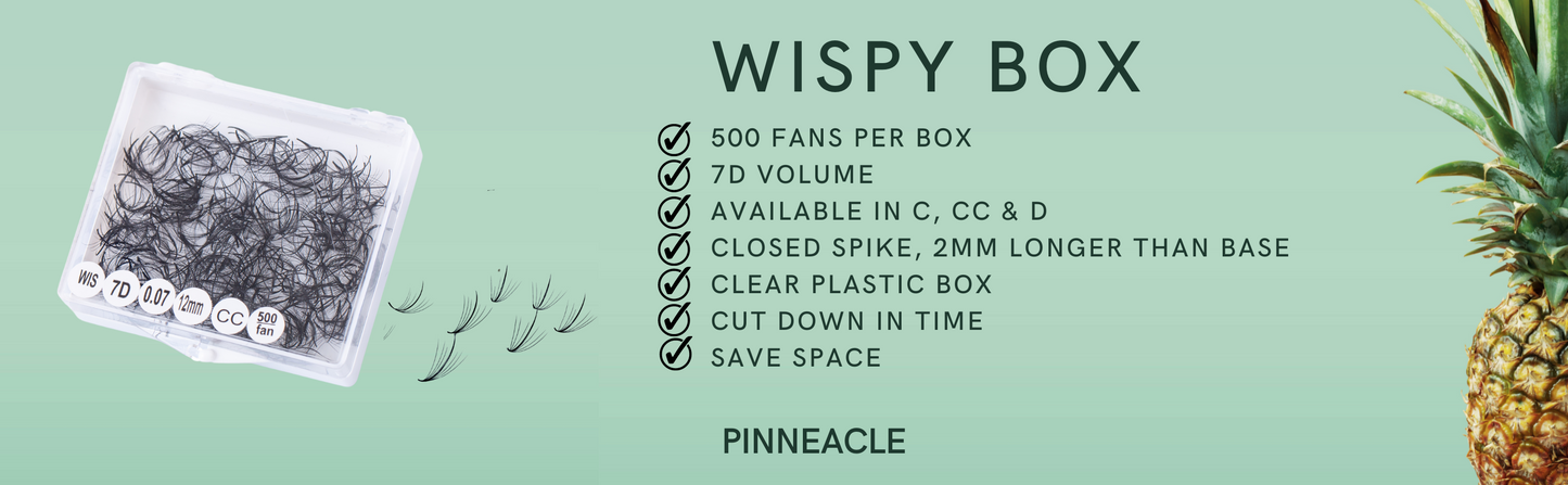 Vaporeux 500 ventilateurs | Volumes 7D | Boucle C | 13 mm (pointe 15 mm)