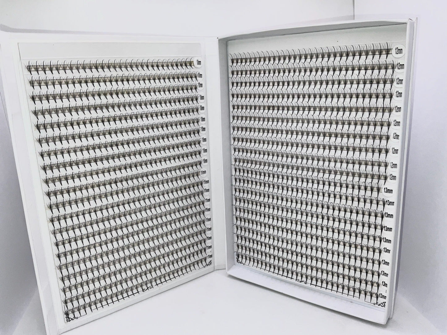 XXL Box | Wispy 1200 Fans | 9D volume | 40 Lines| 4 sizes in 1 | Wispy Premade Volume Fans
