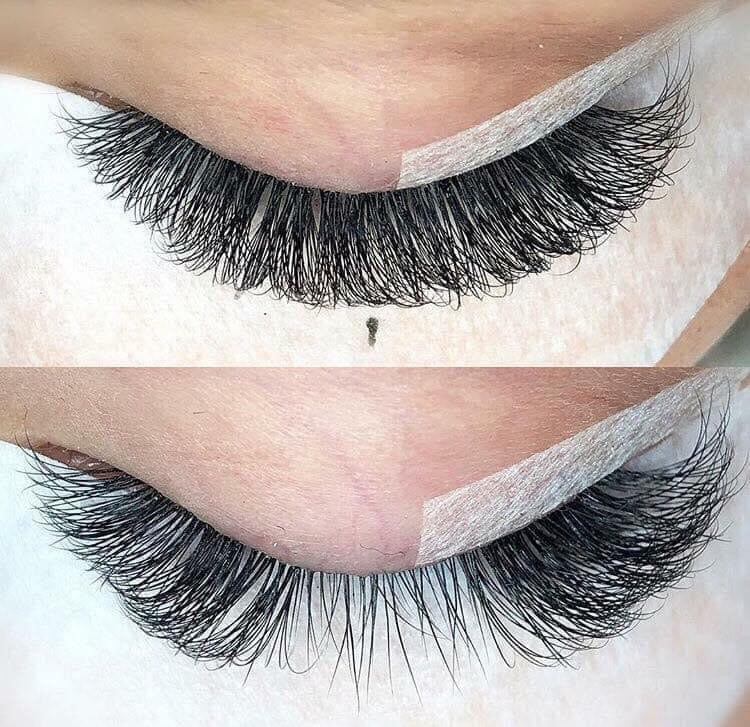 1200 Éventails - 8 tailles 1 en boîte - 6D - Boucle C (9-10-11-12-13-14-15-16mm)