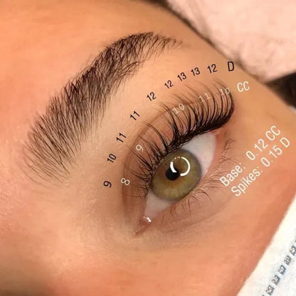 Premade Ultra-Narrow 5D Spike Fans - 800 Fans Per Box - Premium Handmade Volume Fans For Professional Eyelash Extensions