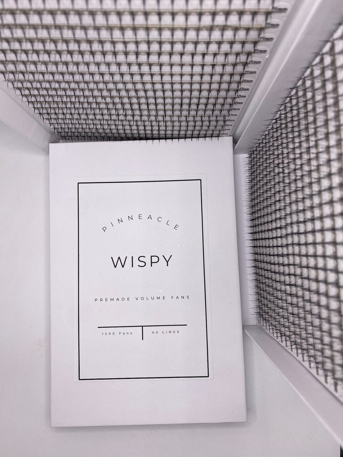 XXL Box | Wispy 1200 Fans | 9D volume | 40 Lines| 4 sizes in 1 | Wispy Premade Volume Fans