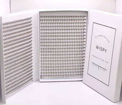 XXL Box | Wispy 1200 Fans | 9D volume | 40 Lines| 4 sizes in 1 | Wispy Premade Volume Fans