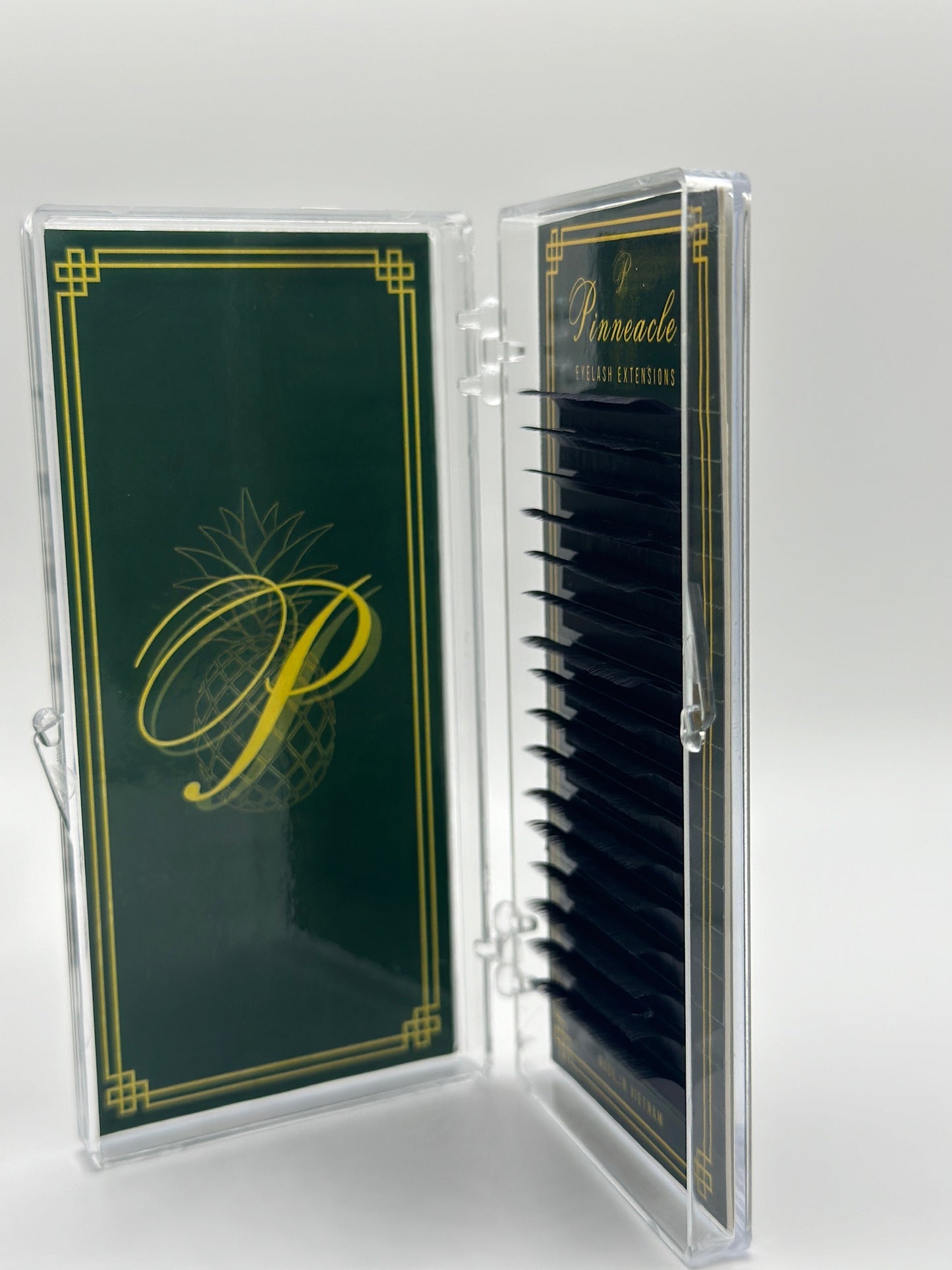 Pack Of 3 - Matte Black Classic Tray C, CC, D, B, M, L, L+, LC, LD - Pinneacle Lash - Lash Supply For Professional Eyelash Extension