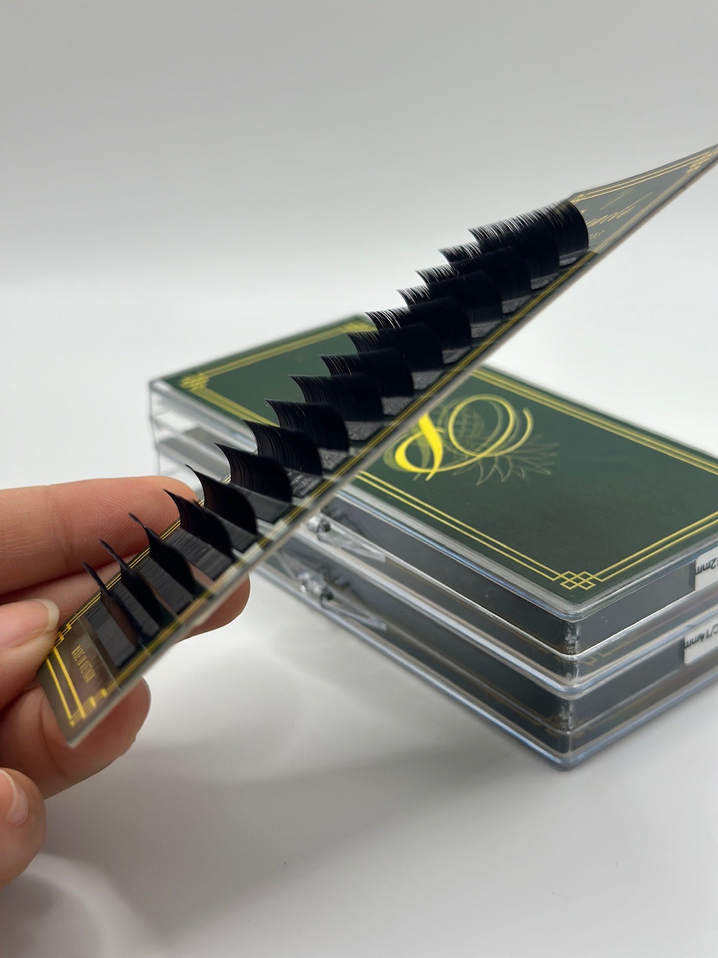 Pack Of 3 - Matte Black Classic Tray C, CC, D, B, M, L, L+, LC, LD - Pinneacle Lash - Lash Supply For Professional Eyelash Extension