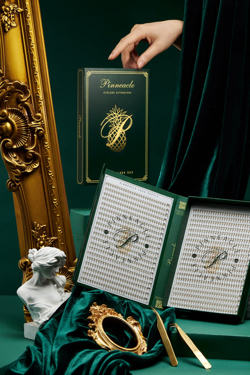 Brown Promade Wispy 1200 Fans - 5D Volume - Mixed Lengths & Curls | 40 Lines | 5 sizes in 1 | Premade Volume Fans Eyelash Extensions