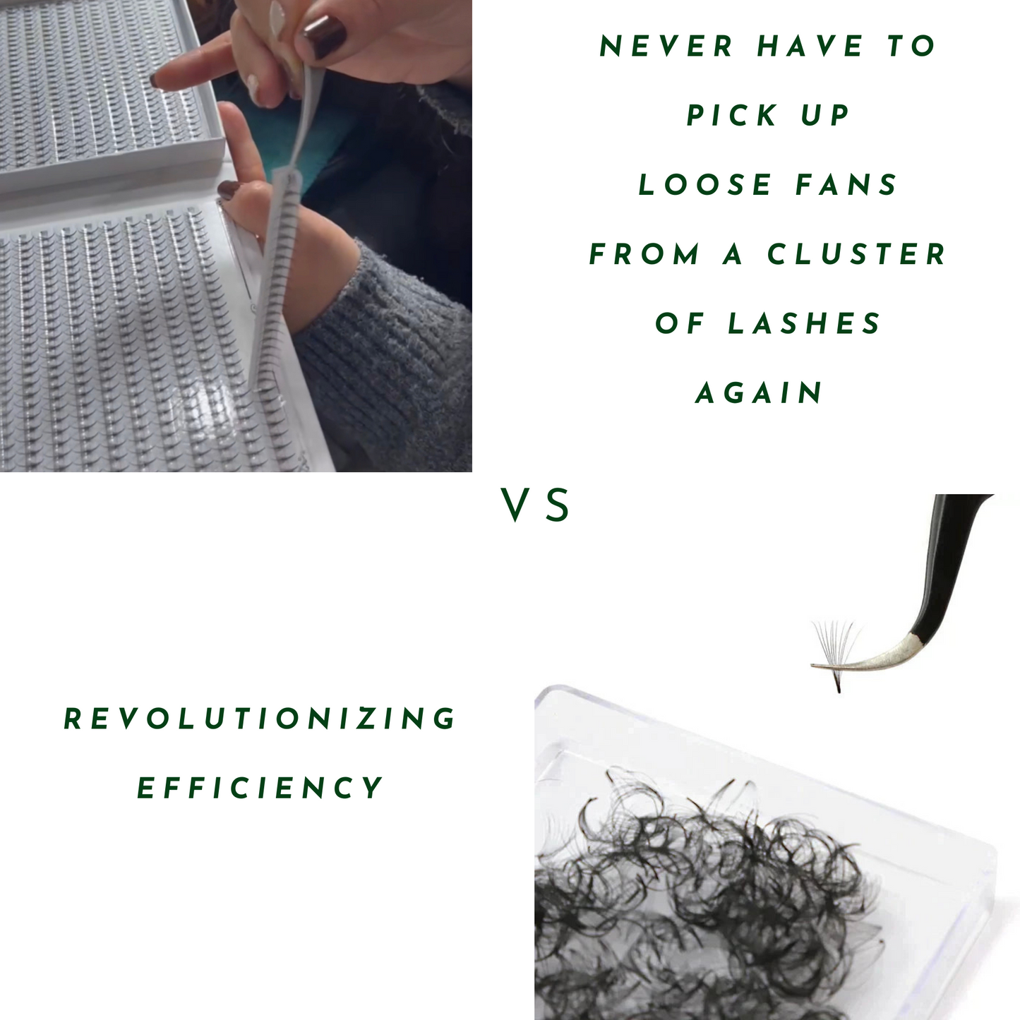 9D WISPY | XXL Box | 1200 Fans | Premade Spike + Volume Fans | Mix sizes