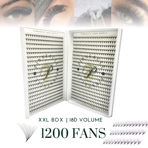 18D Promade Volume 1200 Fans | Premium Handmade volume fans for professional eyelash extension