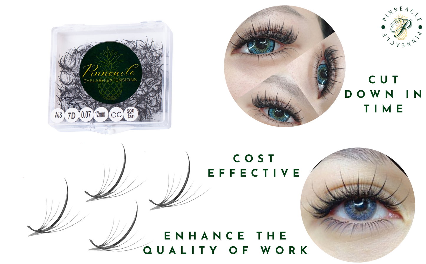 Wispy 500 Fans - Pack of 10 - 9D volume