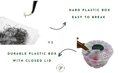 1200 Éventails - 8 tailles 1 en boîte - 8D - Boucle D - 9-10-11-12-13-14-15-16mm