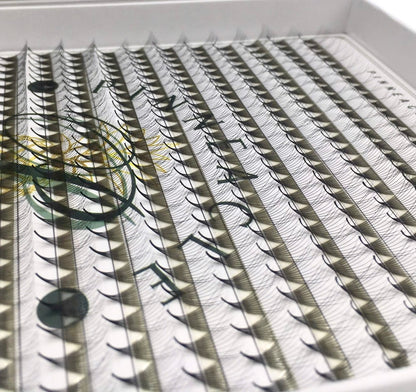 10D Promade Fans - XXL Box | Volume 1200 Fans | Premade volume fans for professional eyelash extension