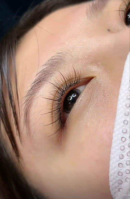 Premade Wet Spike - 5D Closed Tip Spike For Professional Eyelash Extensions (Mix Brown & Black)