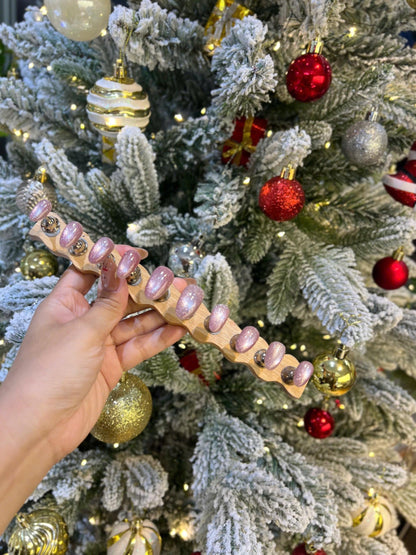 Soft Gel Cat Eye Press On Nails – Pink Nails - Simple Nail Press On  - Elegant Wedding Press On Set - Custom Size Set - PN251134