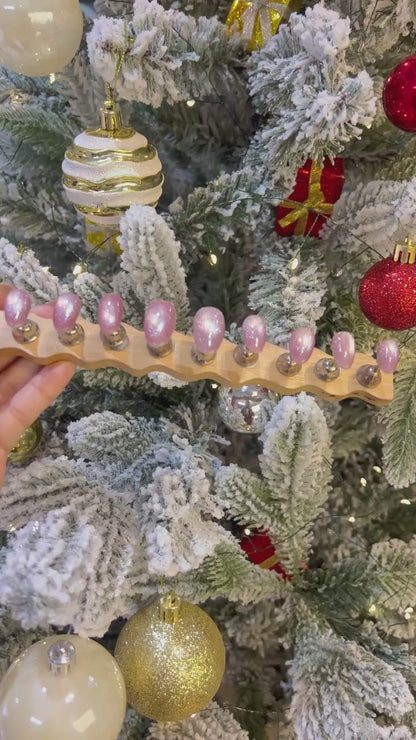 Soft Gel Cat Eye Press On Nails – Pink Nails - Simple Nail Press On  - Elegant Wedding Press On Set - Custom Size Set - PN251134